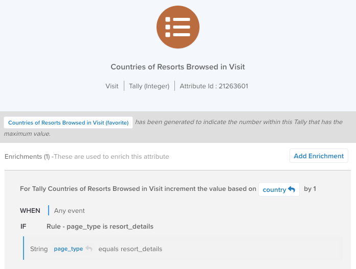 Increment Tally attribute Increment Tally attribute