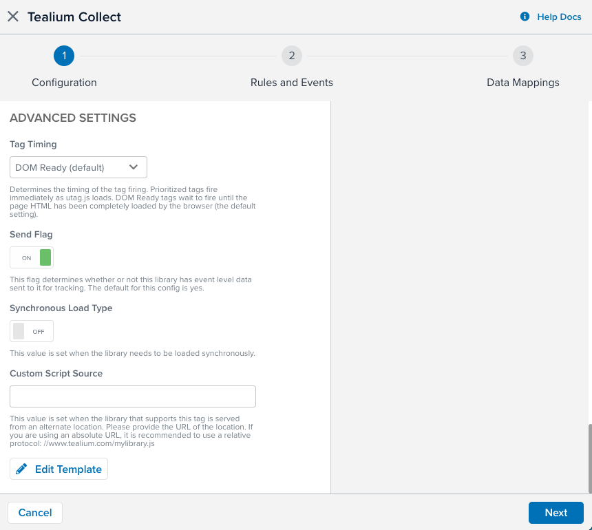 Advanced Settings Advanced Settings