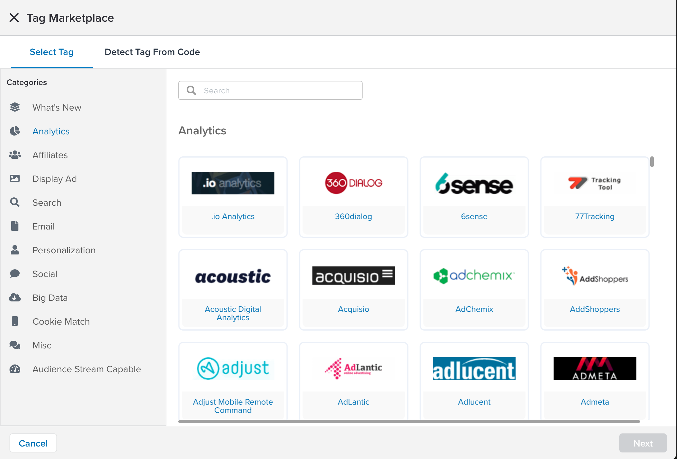 Browse Vendor Category