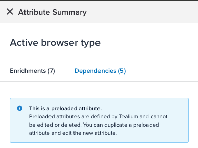 Preloaded attribute Preloaded attribute
